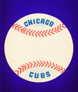 Vintage Chicago Cubs Baseball Wall Art