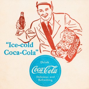 1941 Vintage Coke Advertisement Poster