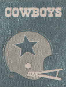 Vintage Dallas Cowboys Sticker Art