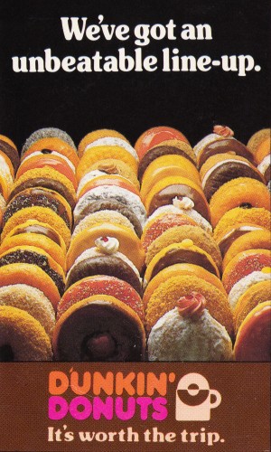 Vintage Dunkin Donuts Ad Poster 