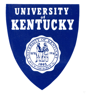 Vintage Kentucky Wildcats Shield Art