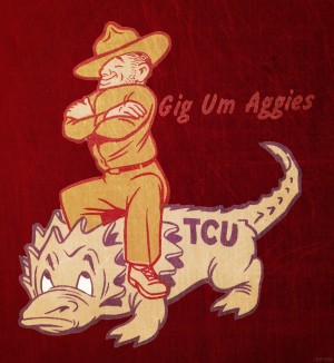 Vintage Texas A&M Ol Sarge TCU