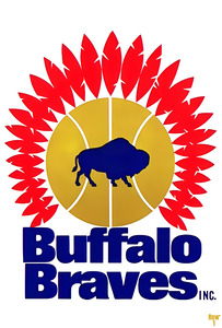 Vintage Buffalo Braves Basketball Art