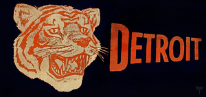 Vintage Detroit Tigers Art