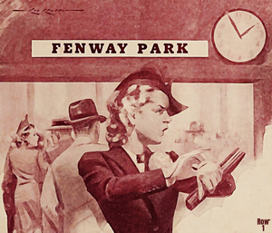 Vintage Fenway Park Art by Lon Keller