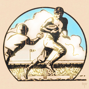 vintage football action remix