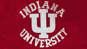 Vintage Indiana University Logo Art