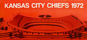 Retro Kansas City Chiefs Arrowhead Stadium Art