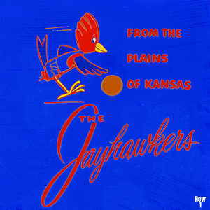Vintage Kansas Jayhawkers Basketball Cartoon Art