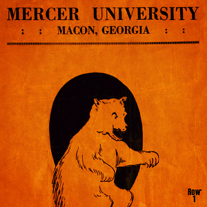 Vintage Mercer Bear Macon Georgia