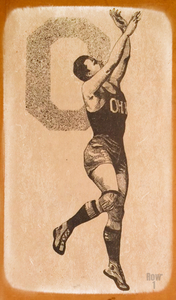 Vintage Ohio State University Basketball Art