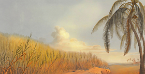 1800s palm tree art remix