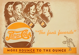 Vintage Pepsi Ad The Fan Favorite