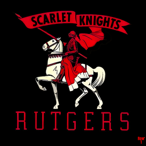 Vintage Rutgers Scarlet Knights Art