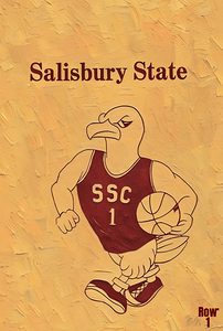 vintage salisbury state basketball art