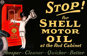 vintage shell motor oil ad