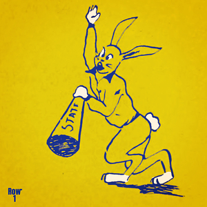 vintage south dakota jack rabbits art