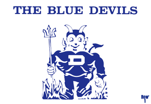 Vintage Sixties Duke Blue Devil Art