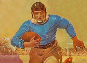 Vintage Twenties Touchdown Art