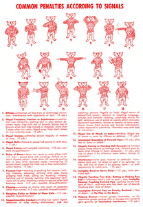 Bucky Badger Football Official Signals