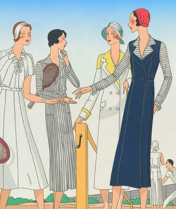 women playing tennis 1931