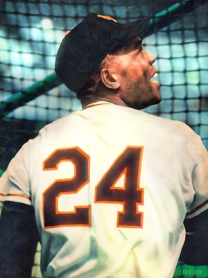 1950s Willie Mays Photo 