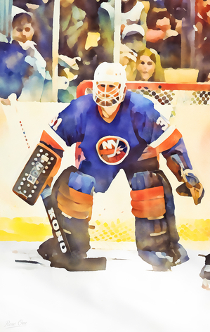 Goalie Billy Smith Islanders Art