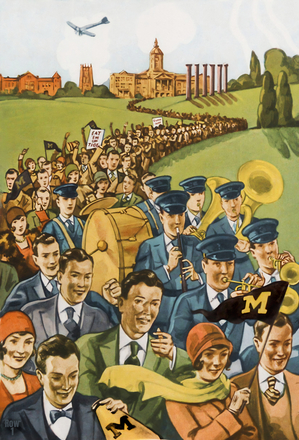 Vintage Missouri Football Gameday in Columbia