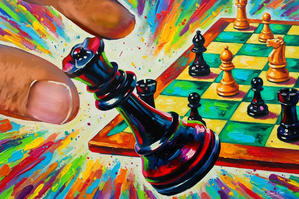 1973 Chess Art Remix