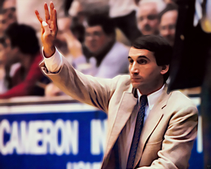 Coach K at Work