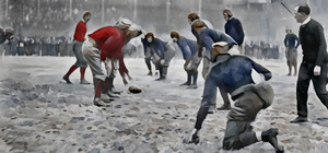 1914 Georgia Football Game Art