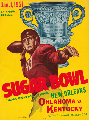 1951 Sugar Bowl Cover Art