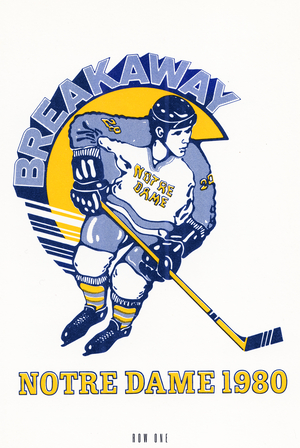 1980 Notre Dame Hockey Art