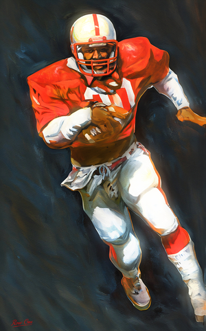 1983 Nebraska Cornhuskers Football Art Remix