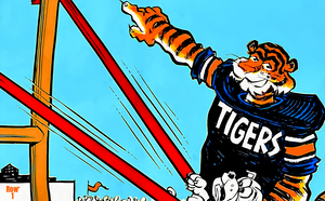 Auburn Phil Neel Georgia Cartoon