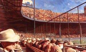 Briggs Stadium Gameday Art