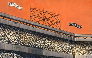 1940s Tiger Stadium Art