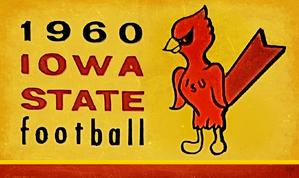 1960 Iowa State Football Art