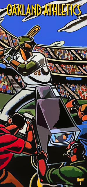 Retro Oakland Athletics Art