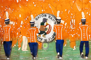 Florida Gator Pride of the Sunshine Marching Band Art