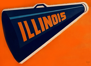 Illinois Megaphone Art