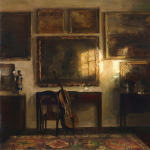 Interior with a Cello