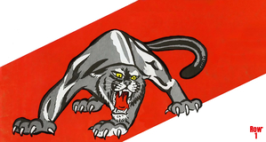 Authentic Throwback Cougar Art