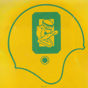 oregon duck old school helmet art