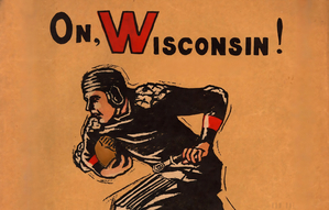 1910 On Wisconsin Football Art by Beck
