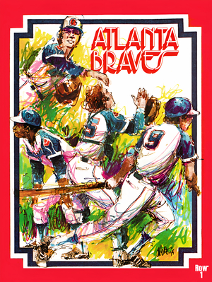 1975 Atlanta Braves Throwback Art