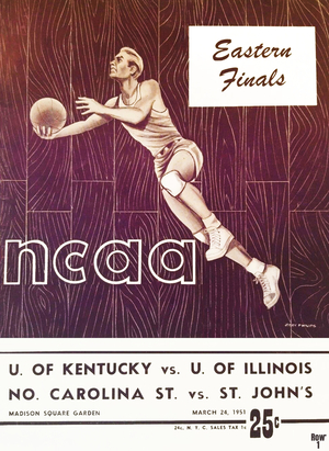 1951 NCAA Eastern Finals Program Art