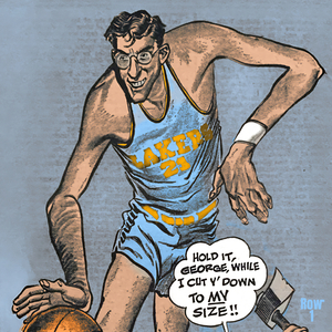 Minneapolis Lakers George Mikan Art