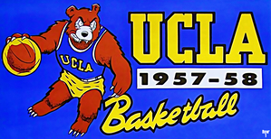 1957 UCLA Bruins Basketball Art