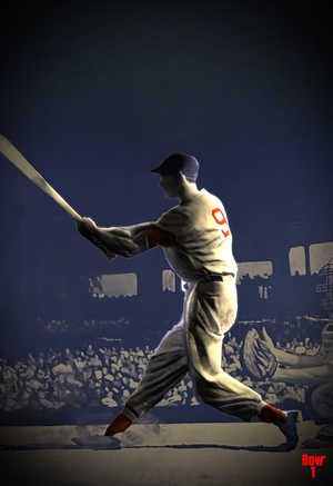 Ted Williams Red Sox Night Game Art